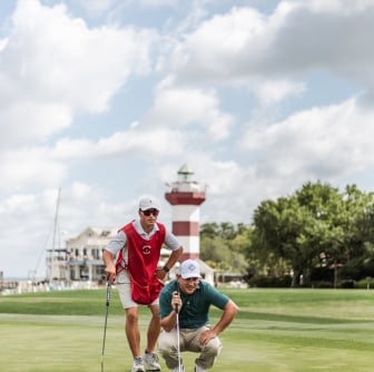 golf infront of sea pines 