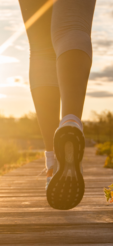 chamber wellness week logo and person running 